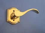 Baldwin HD.CUR.R.TAR.003, Curve Lever Half Dummy, Right Hand, Polished Brass. Fixed Price $46.20.