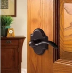 Baldwin 5452V Beavertail Matte Black Privacy Door Lever Handle Int Bed Bath Diy. Fixed Price $324.95.