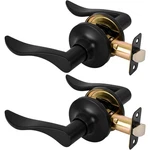 Rafeciee Passage Door Keyless Closet Handles Interior Wave Lever. Fixed Price $59.36.