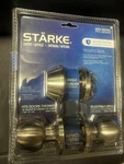 Starke Door Knob And Lock Set. Entry/office Keyed.. Fixed Price $15.00.
