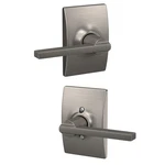 Schlage F10 619 Latitude Passage Door Lever, Century, Satin Nickel. Fixed Price $57.38.