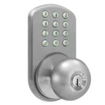Milocks Entry Door Knob Keyless Keypad Metal Stainless Steel Satin Nickel. Fixed Price $49.99.
