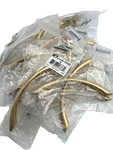 Pearl Gold Brass Knob Hill 5" Cabinet Pull Drawer Handle Lot Of 18 Nwt. Fixed Price $43.20.