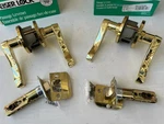 Weiser Lock Polished Brass Corsair Left-handed Passage Leverset Pack Of (2). Fixed Price $36.00.