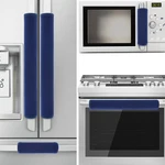 Zawagiik 5PCS Refrigerator Door Handle Cover Washable Kitchen 3+2, Navy Blue. Fixed Price $23.23.