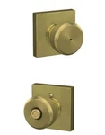 (lot Of 6) Schlage F40 Bwe 608 Col Bowery Privacy Door Knob Set Brass. Fixed Price $75.00.