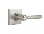 New Defiant Tonebridge Satin Nickel Keyed Entry Locking Door Lever Square Rose. Fixed Price $12.95.