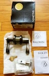 Baldwin 5255-151 Lent Antique Nickel Door Lever 3/8" 3/4" Complete Set Left. Fixed Price $39.00.