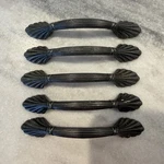 5 Amerock Natural Elegance Wrought Iron 3" Center Cabinet Handle Pulls 1333 Vtg. Fixed Price $14.99.
