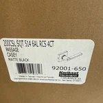 Kwikset Casey Lever With Square Rose Passage Matte Black 200CSL Sqt 514 6AL. Fixed Price $19.92.
