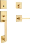 Kwikset San Clemente Front Door Lock Handle & Deadbolt (open Box). Fixed Price $39.96.