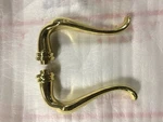 Baldwin 5447V003MR Lifetime Polished Brass Pair Bethpage Levers Without Rosettes. Fixed Price $49.99.