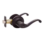 Scroll Matte Black Keyed Entry Door Lever. Fixed Price $24.58.