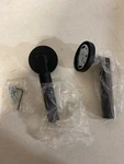 Emtek Select Dummy, Disk Rosette, L-square Stem, Knurled Lever (flat Black). Fixed Price $168.99.