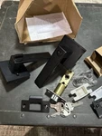 Probrico 1 Pack Matte Black Entrance Lever Doorknobs Lock Three Keys. Fixed Price $22.00.