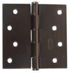 Emtek 91014US10B 4" X Square Corner Plain Bearing Mortise Hinge (pair) - Orb. Fixed Price $11.69.