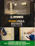 Brinks Push Pull Rotate 23054-119 Glenshaw Satin Nickel Passage Lever. Fixed Price $28.99.
