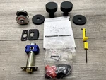Emtek C5209ROUUS19 Round Privacy Door Knob Set With Disk Rose Read**. Fixed Price $112.49.