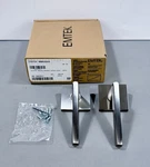 Emtek 5050HLOUS15 Helios Non-turning Two-sided Dummy Door Lever Set Satin Nickel. Fixed Price $66.96.
