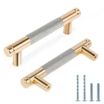Knurled Cabinet 6 Pack, 4 Inch Long Handles Metal Door Pulls, K.... Fixed Price $25.04.