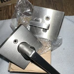 Kwikset 971HFLSQTV1 Halifax Lever Single Cylinder Interior Pack - Nickel. Fixed Price $39.95.