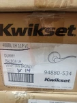 Kwikset Dummy Lever Venetian Bronze Steel 488BL Lh 11P. Fixed Price $15.99.