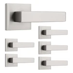 Probrico 6 Pack Stain Nickel Door Lever Dummy Handle For Closets. Fixed Price $94.21.