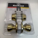 Kwikset Tylo Keyed Entry Double Cylinder Deadbolt Combo Polished Brass 96950-163. Fixed Price $16.99.
