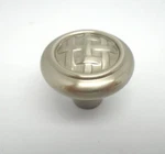 Creations By Alno Classic Weave Knob Antique Satin Nickel A1481-SN 607A. Fixed Price $6.99.