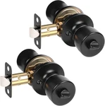 Hosom 2 Pack Privacy Door Knobs Matte Black Interior Lock For Bedroom Bathroom. Fixed Price $22.79.