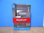 Kwikset Singapore Square Door Handle Lever Lock Bed Bath Microban Satin Nickel. Fixed Price $22.00.