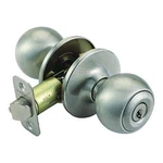 781880 Ball Knob Keyed Entry Satin Nickel. Fixed Price $34.99.