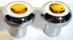 Deluxe Air Brake Parking Knobs Tractor/trailer Screw-on Amber Jewel GG95870-920. Fixed Price $75.32.