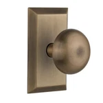 Nostalgic Warehouse Single Dummy Studio Plate & New York Knob Antique Brass. Fixed Price $51.18.
