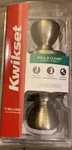 Kwikset Hall Closet Knob Bronze 92001-512 Door Handle New Packing. Fixed Price $12.21.
