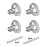 Newliplace 2PK Brushed Nickel Door Knob Set Old Style Interior Mortise Lock. Fixed Price $31.98.