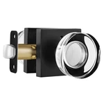 Matte Black Door Glass Knobs Interior Privacy With Lock .... Fixed Price $62.42.