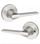 Kwikset Hollis Round Rose Satin Nickel Passage Hall/closet Door Handle. Fixed Price $15.00.