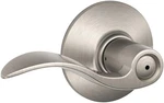 Schlage F40 619 Accent Door Lever, Bed & Bath Privacy Lock, Satin Nickel. Fixed Price $57.47.