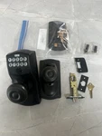 Schlage FE595 Cam 716 Georgian Keypad Knob With Flex Lock, Aged Bronze. Fixed Price $84.99.