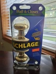 Schlage Hall & Closet Door Knob Brass P513-530 P513-500 Brand New. Fixed Price $9.95.
