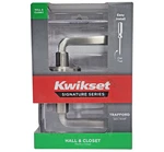 Kwikset Trafford Passage Door Lever Hall Closet Handle Satin Nickel Interior 720. Fixed Price $17.05.