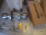 Pc Lot Kwikset 94002-840 Polo Entry Keyed Door Knob Locks. Fixed Price $90.00.