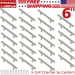 6'' Kitchen Cabinet Door Pulls Stainless Steel Cupboard Drawer Bar Handles Lot. Fixed Price $107.51.