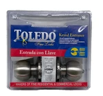 Toledo Avila Stainless Steel Keyed Entry Door Knob Lock Set. Fixed Price $21.99.