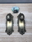 Signature Hardware 480944 Valma Brass Dummy Door Knob Set - Antique. Fixed Price $56.99.