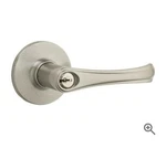 Kwikset Grapevine Single Cylinder Keyed Entry Door Lever With Round Rose. Fixed Price $18.00.