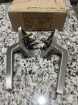 Emtek S20003ATRHHSS ,stainless Square Rosette Steel,handles Only. Fixed Price $19.49.