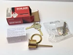 New Schlage 20-022 Ev 6 Pin Bright Brass Commercial Grade Rim Lock Cylinder. Fixed Price $35.00.