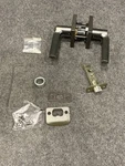 Kwikset 740LSLSQT-11PS Lisbon Entry Door Lever, Square Rose, Smartkey, Bronze. Fixed Price $24.99.